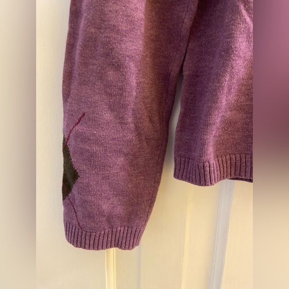 Vintage Havana Jack’s Cafe Acrylic Blend Purple Sweater - Picture 6 of 8